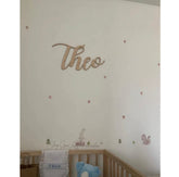 Wooden Name Sign - Personalised Nursery Decor.